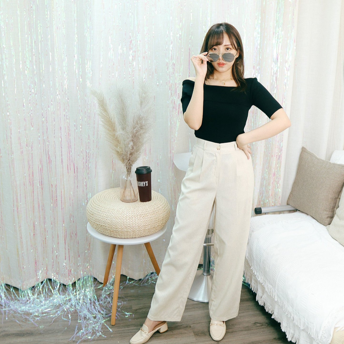 #B115 ONNI TROUSERS - Letta A
