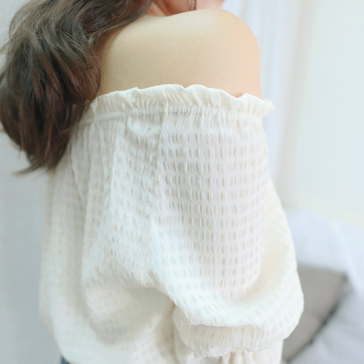 #T309 SOPHIA OFFSHOULDER TOP - Letta A