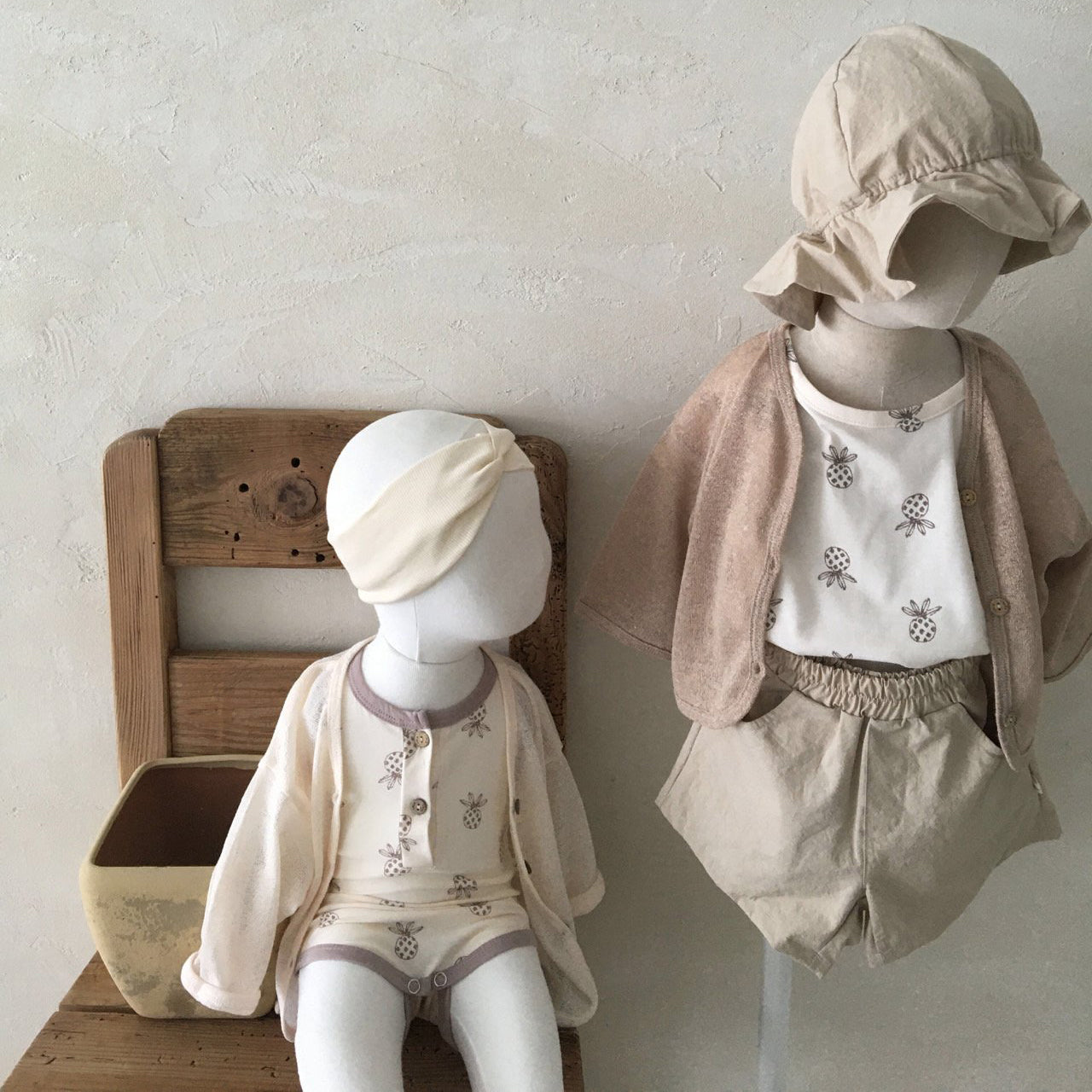 BT053 PINE BABY JUMPSUIT/TEE