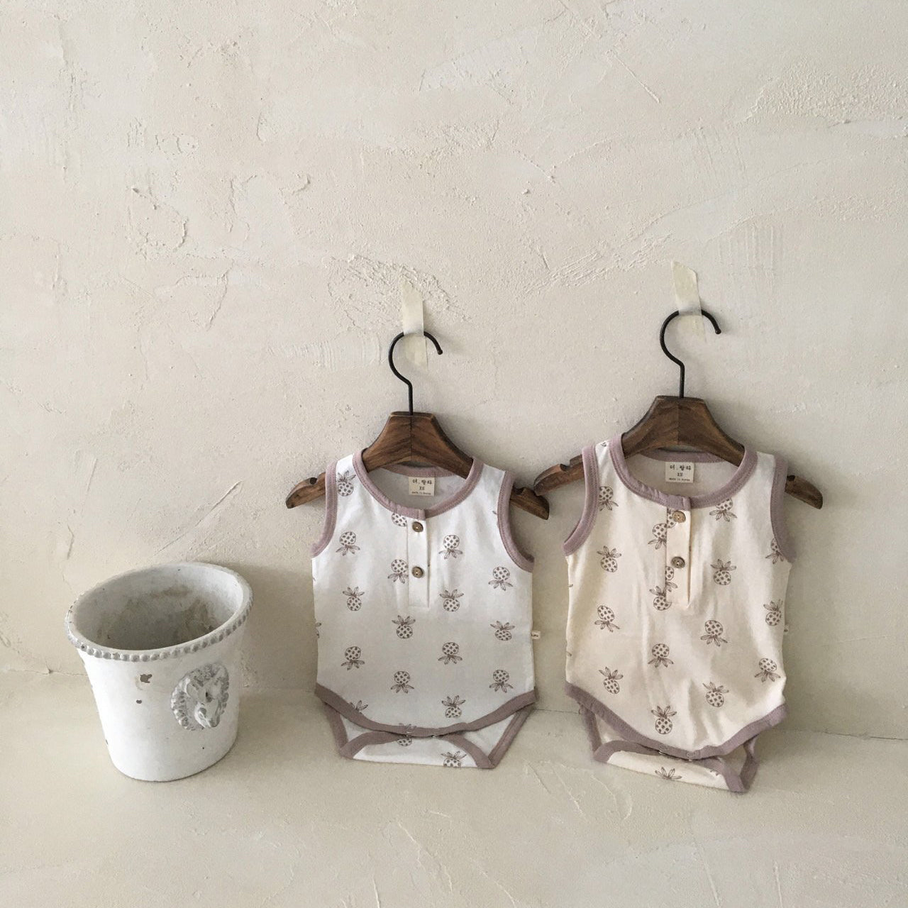 BT053 PINE BABY JUMPSUIT/TEE