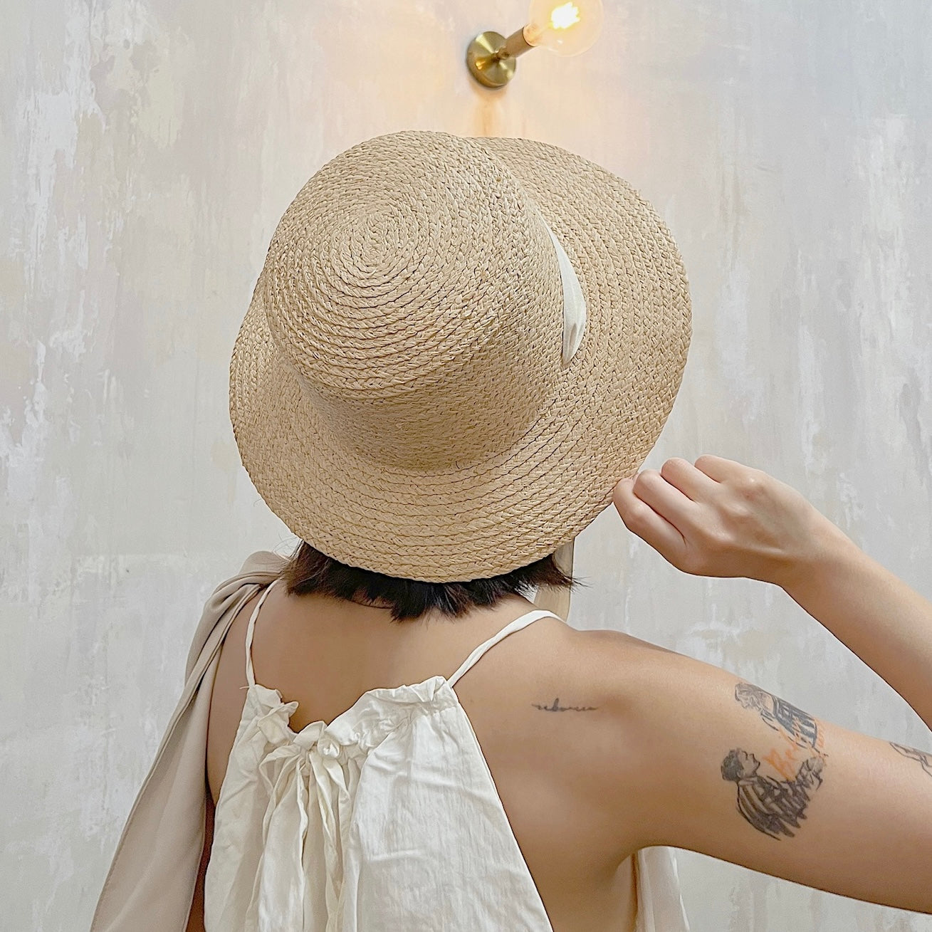 A077 KOREA STRAW HAT