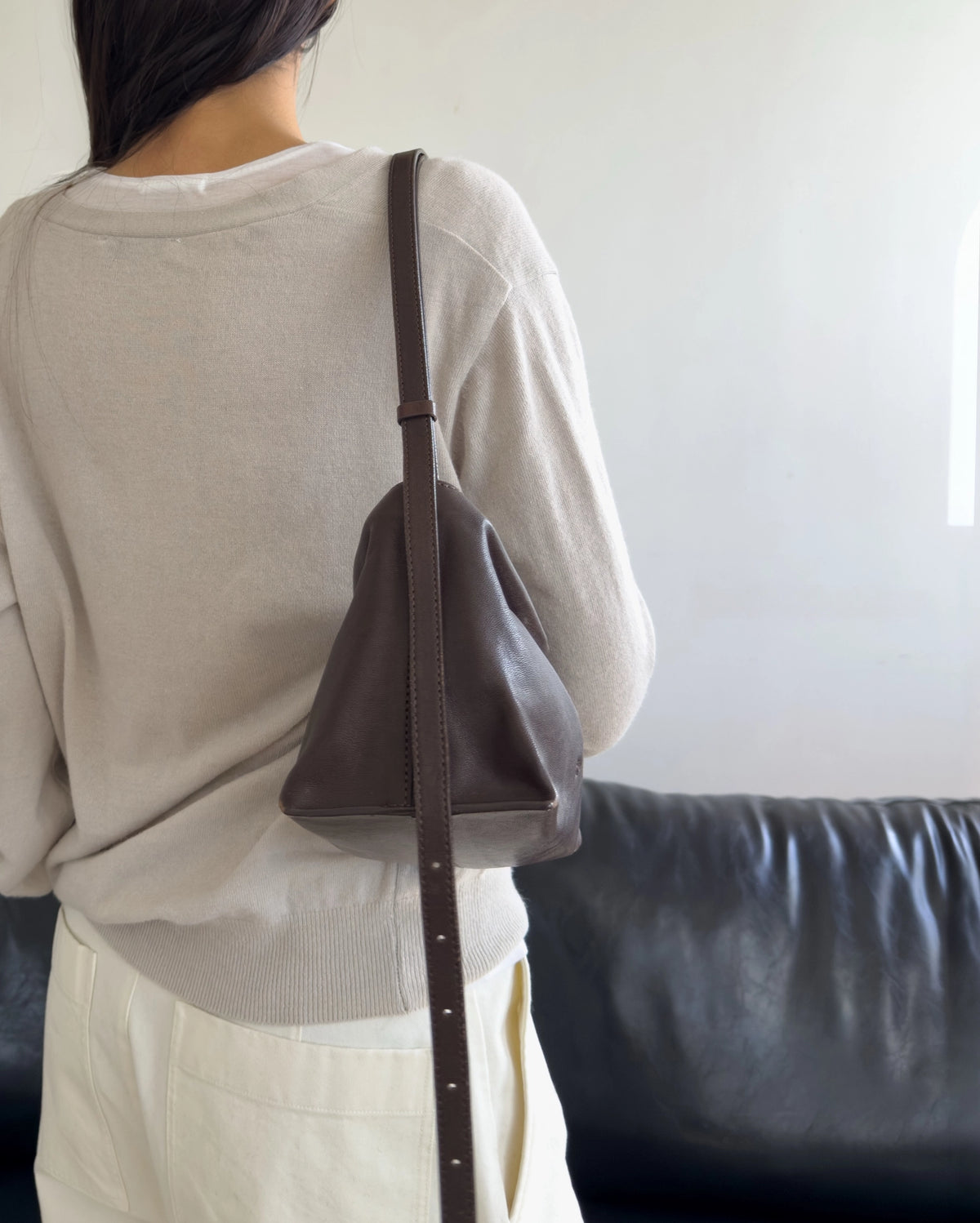 [韓國東大門代購] Bucks & Leather #BL002 Bread Bag (S/M)