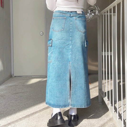 J303 YODA DENIM SKIRT