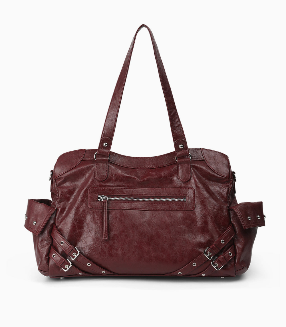 [韓國代購] DEINET STUD POCKET BIG BAG (截單日後3-4星期到貨)