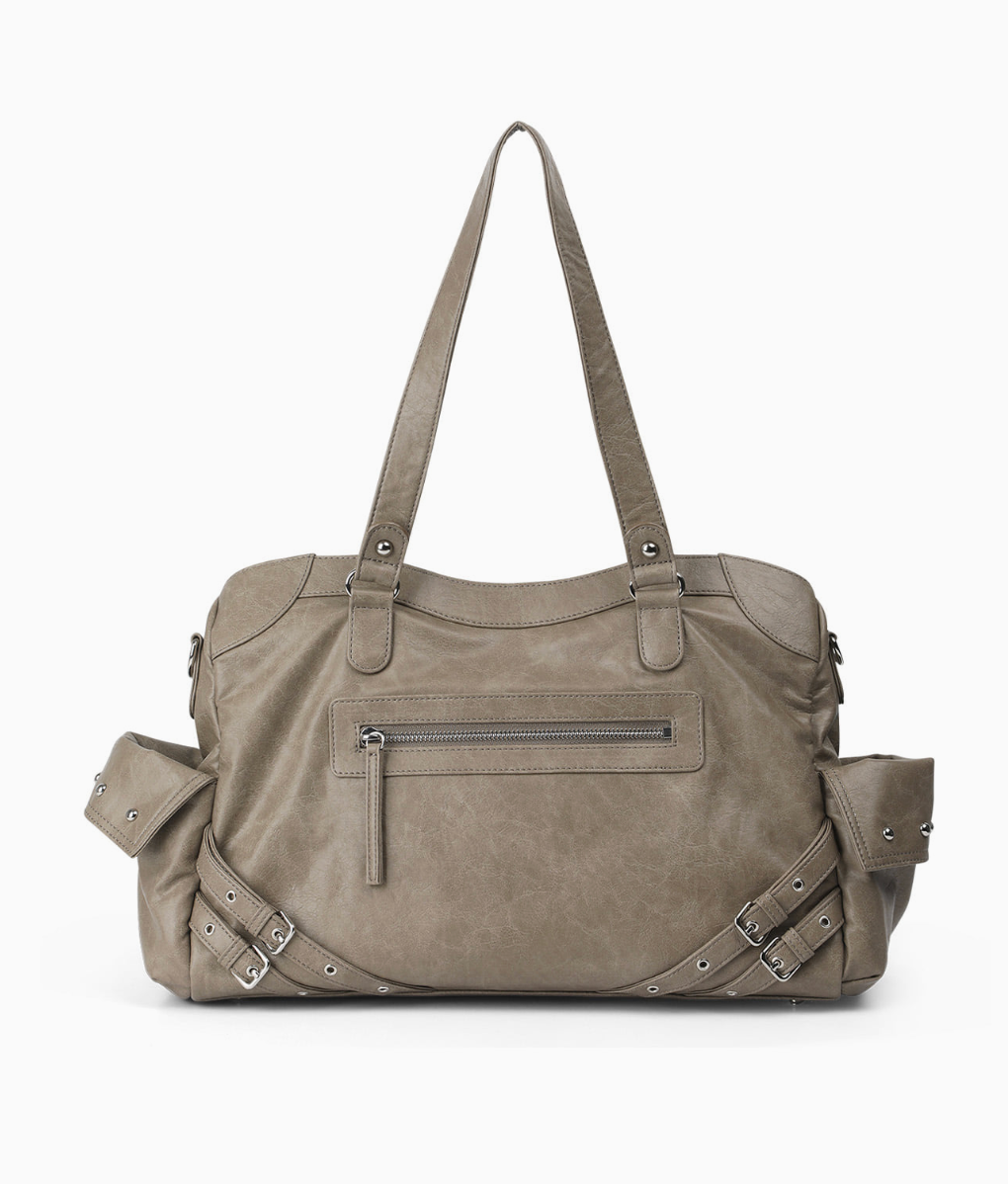 [韓國代購] DEINET STUD POCKET BIG BAG (截單日後3-4星期到貨)