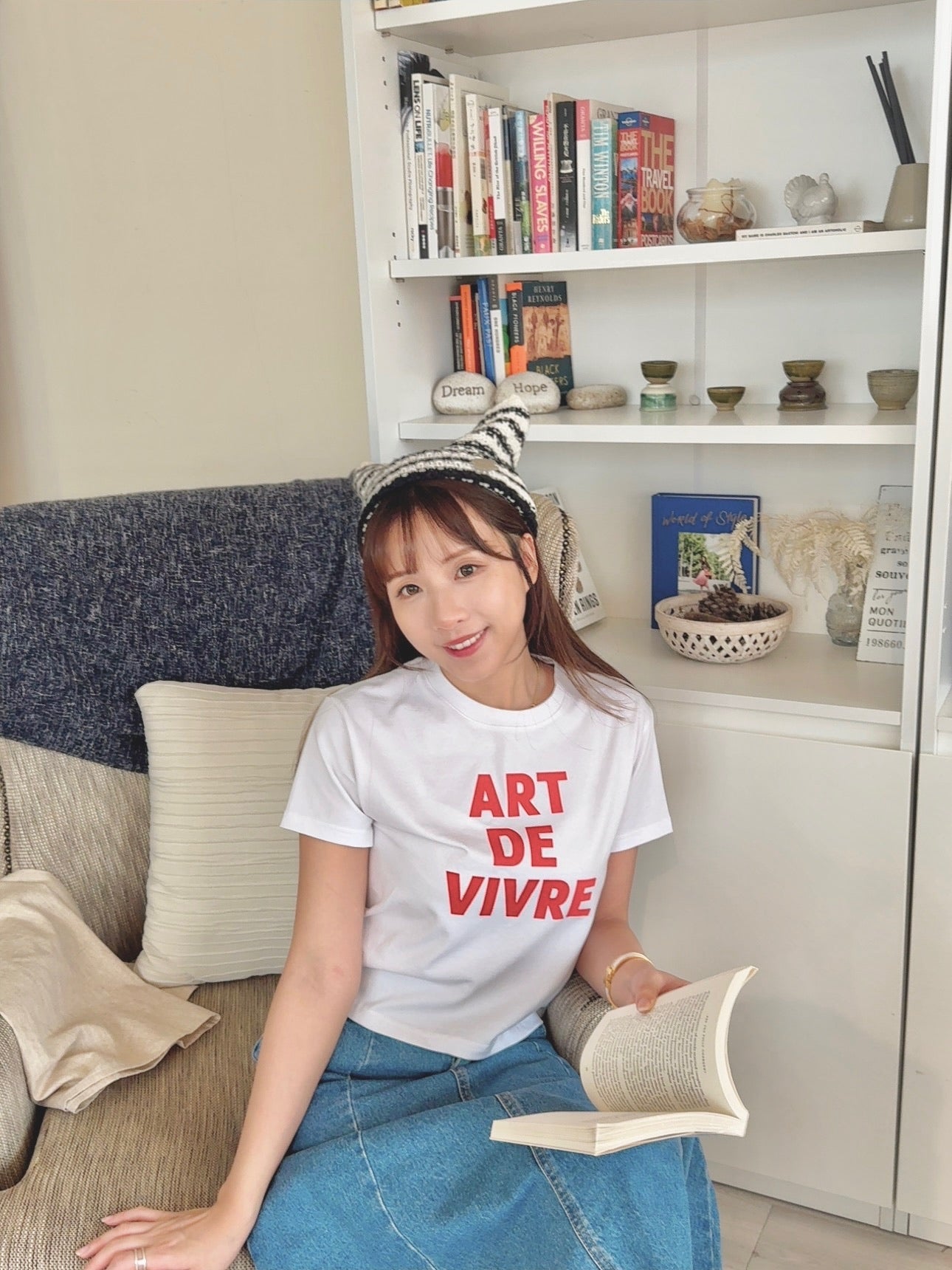 T975 VIVRE CROP TEE