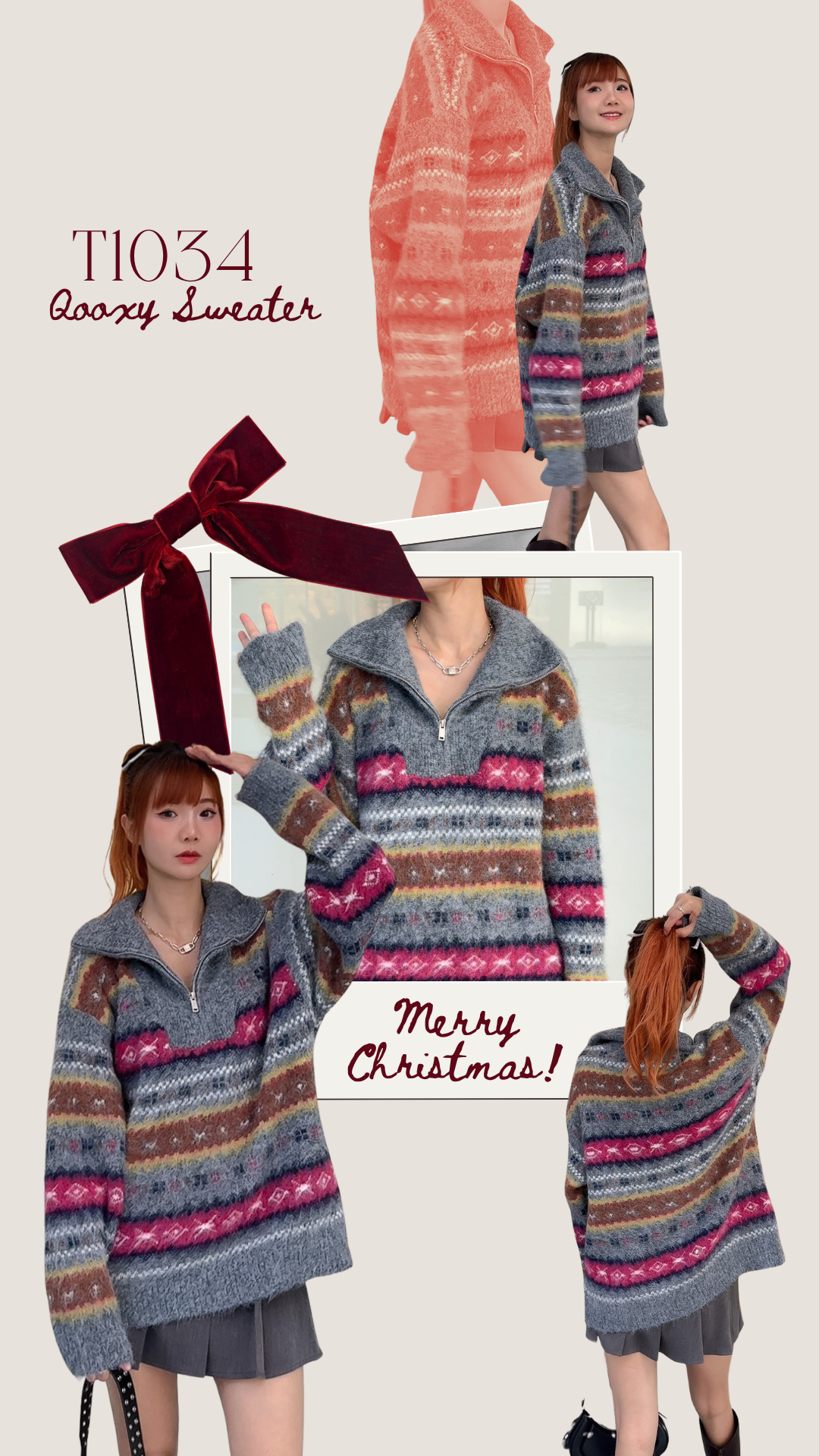 T1034 QOOXY SWEATER
