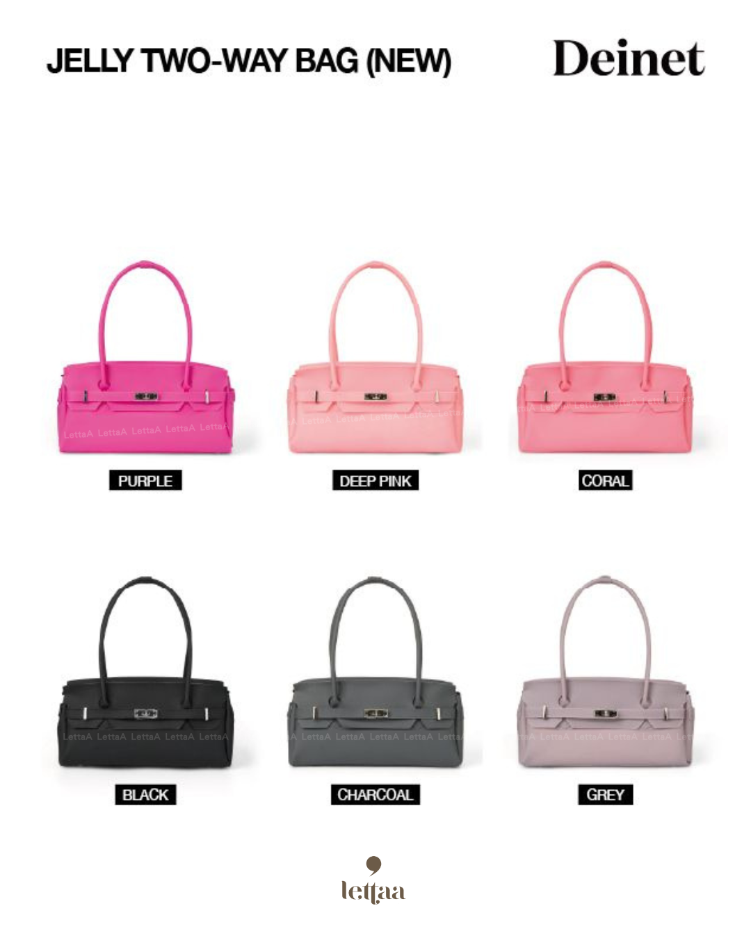 [韓國代購] DEINET Jelly Two-Way Bag 果凍包
