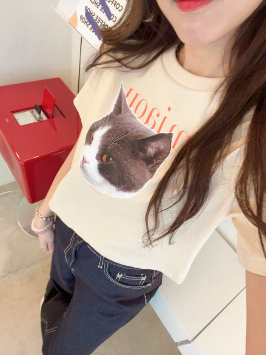 TH102 90S MEOW TEE