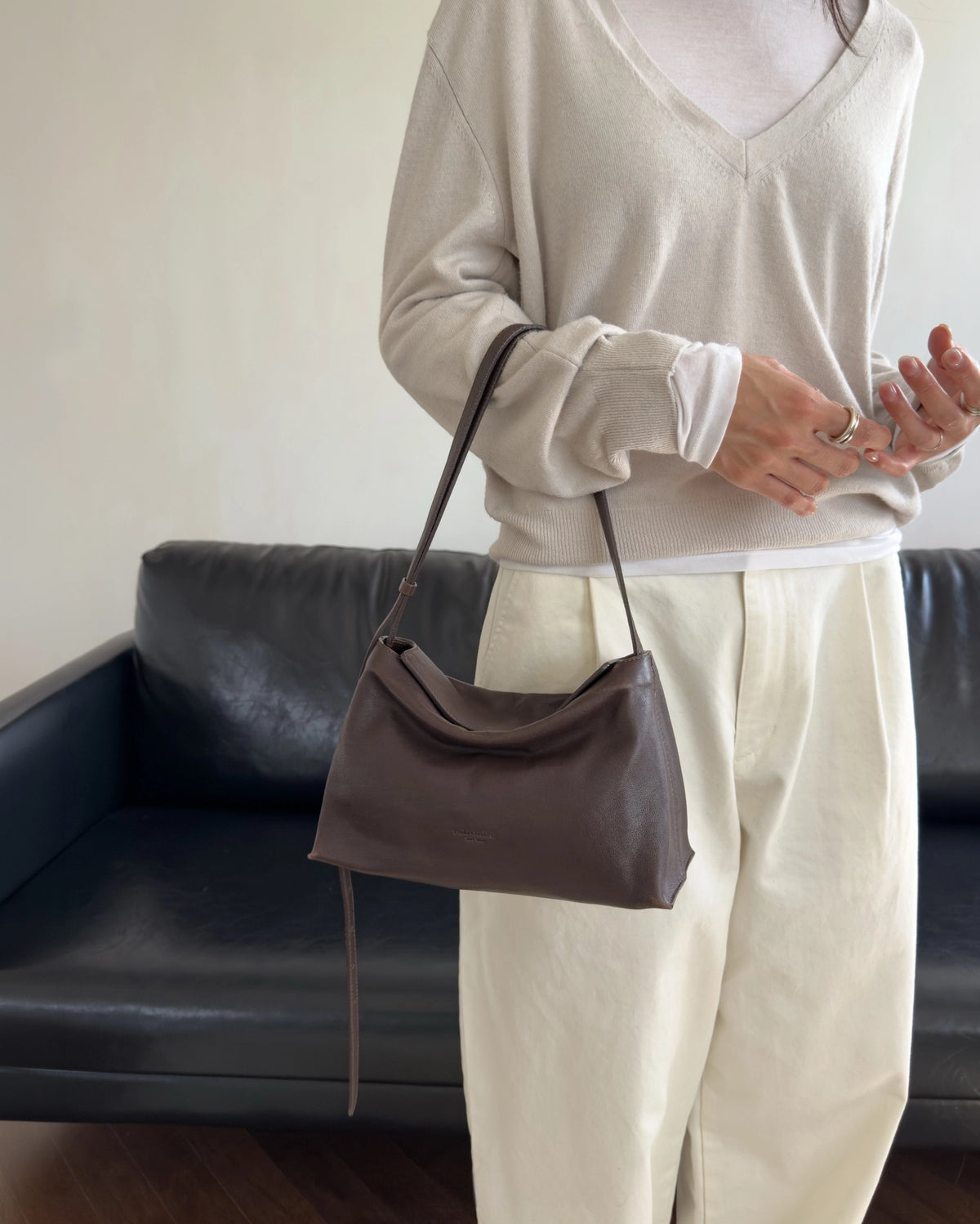 [韓國東大門代購] Bucks & Leather #BL002 Bread Bag (S/M)