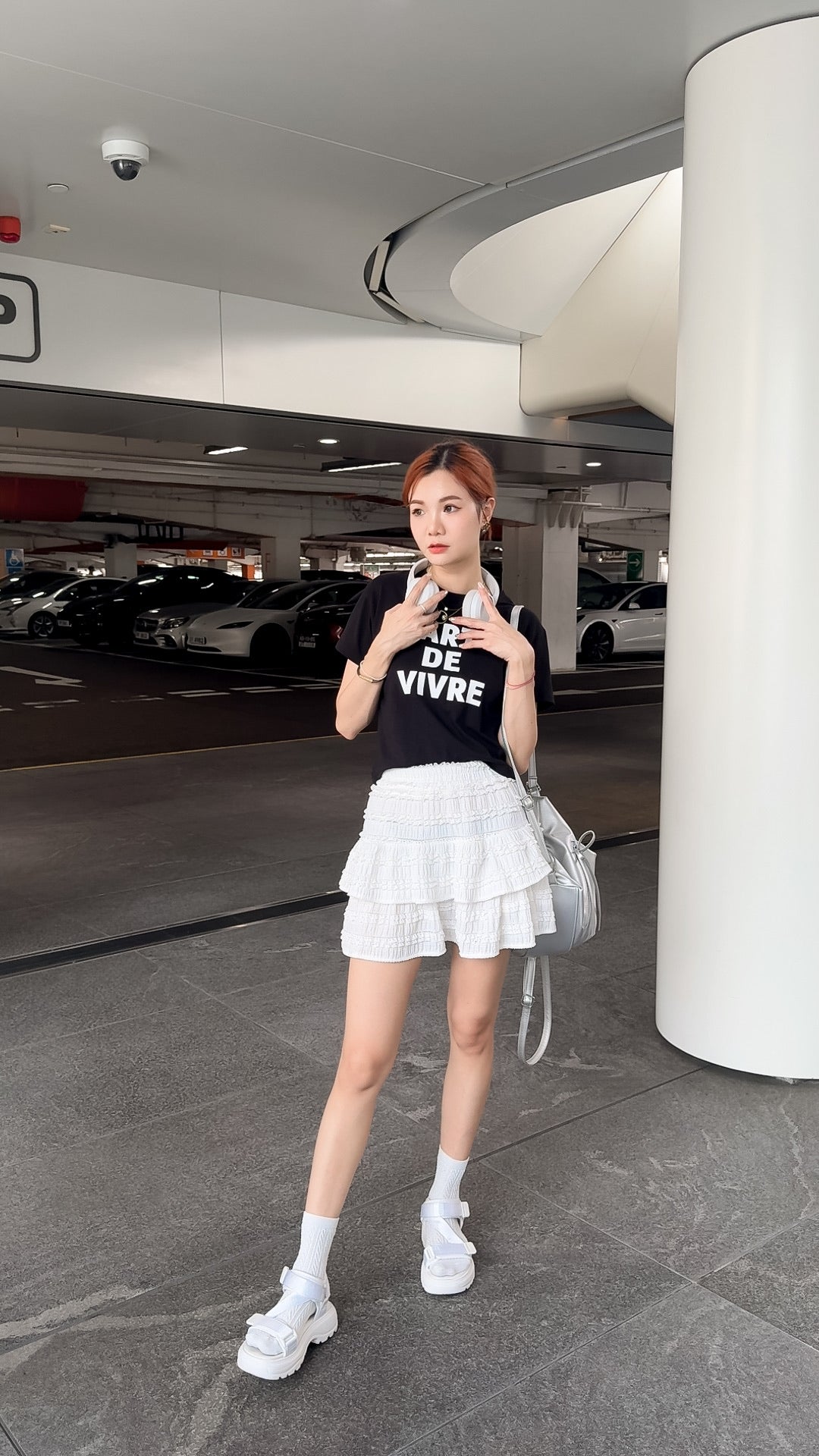 T975 VIVRE CROP TEE