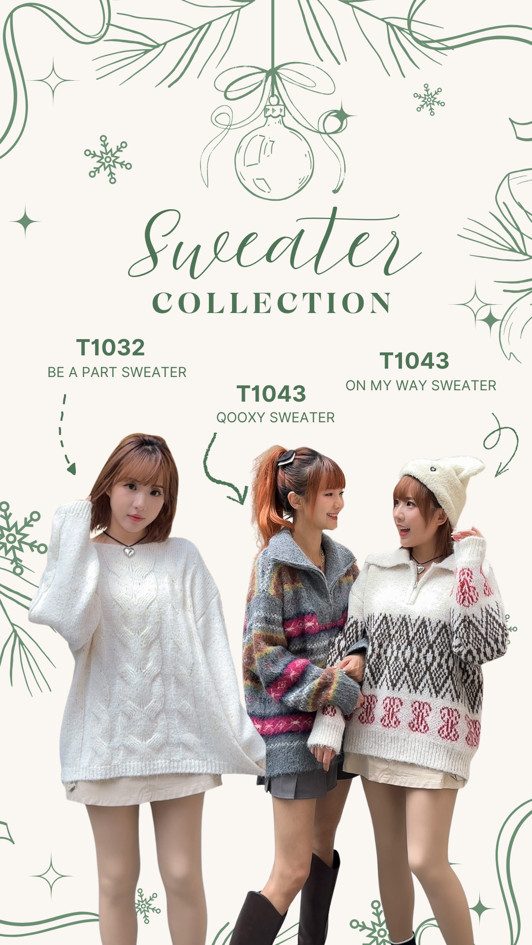 T1034 QOOXY SWEATER