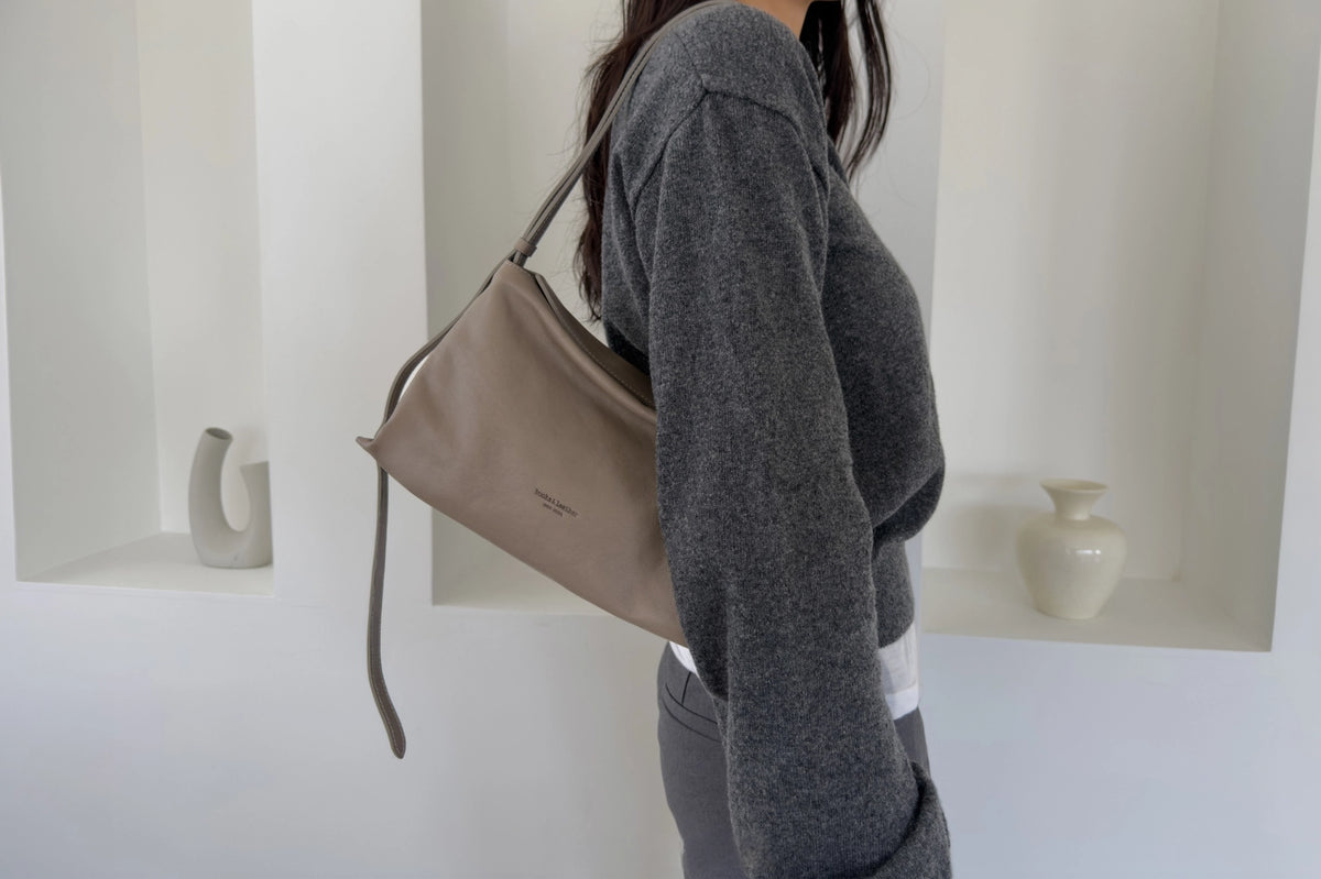 [韓國東大門代購] Bucks & Leather #BL002 Bread Bag (S/M)