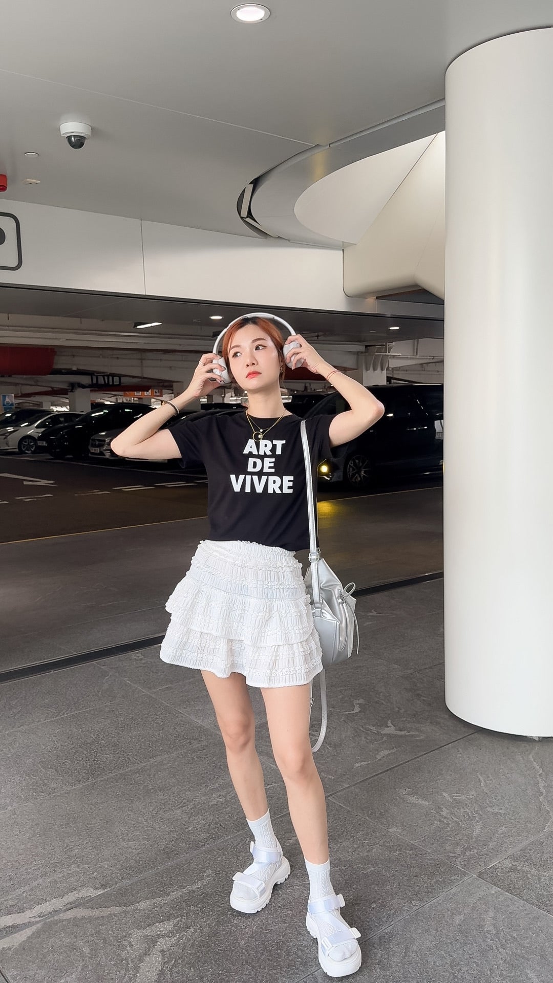 T975 VIVRE CROP TEE