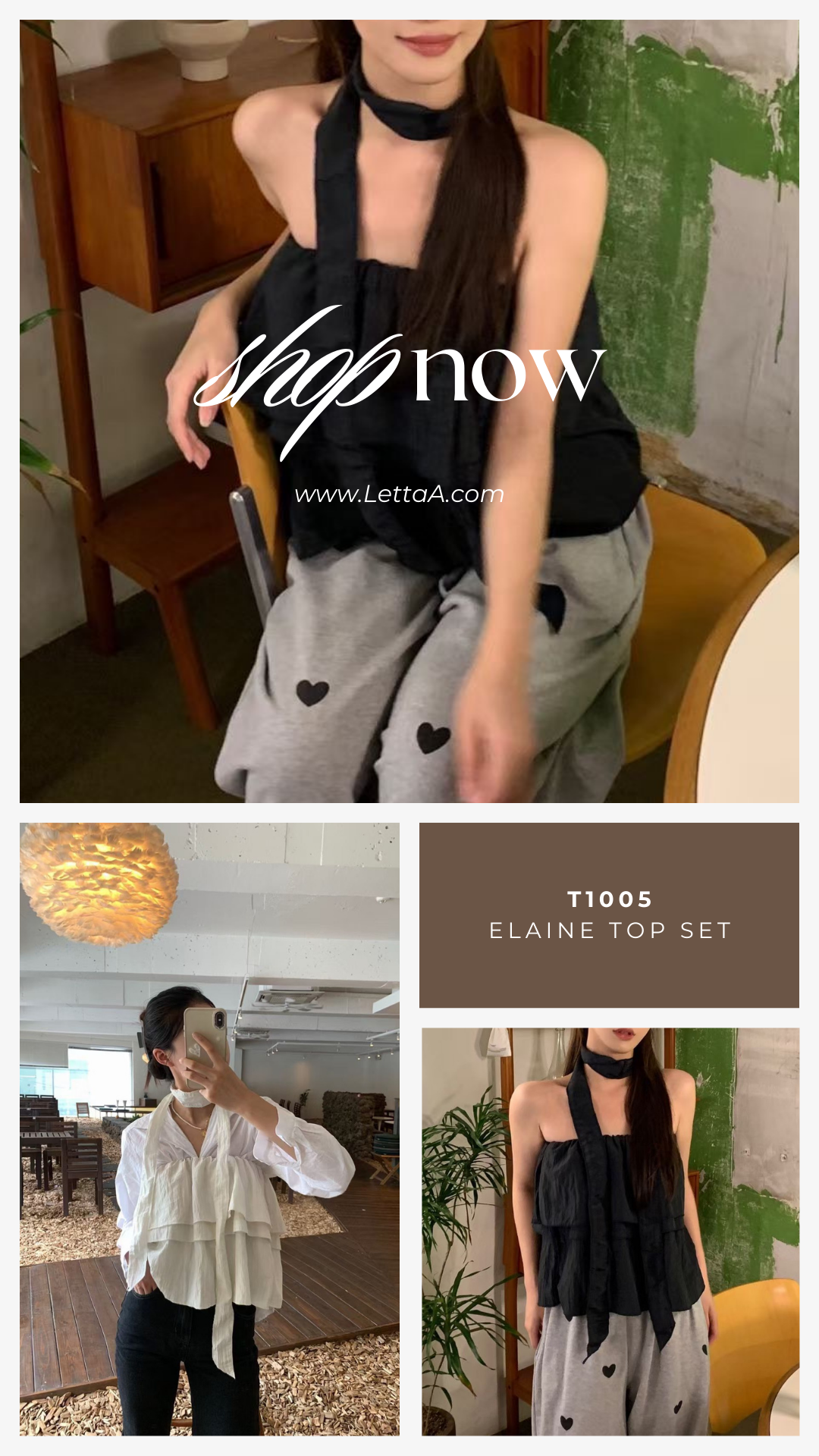 T1005 ELAINE TOP SET