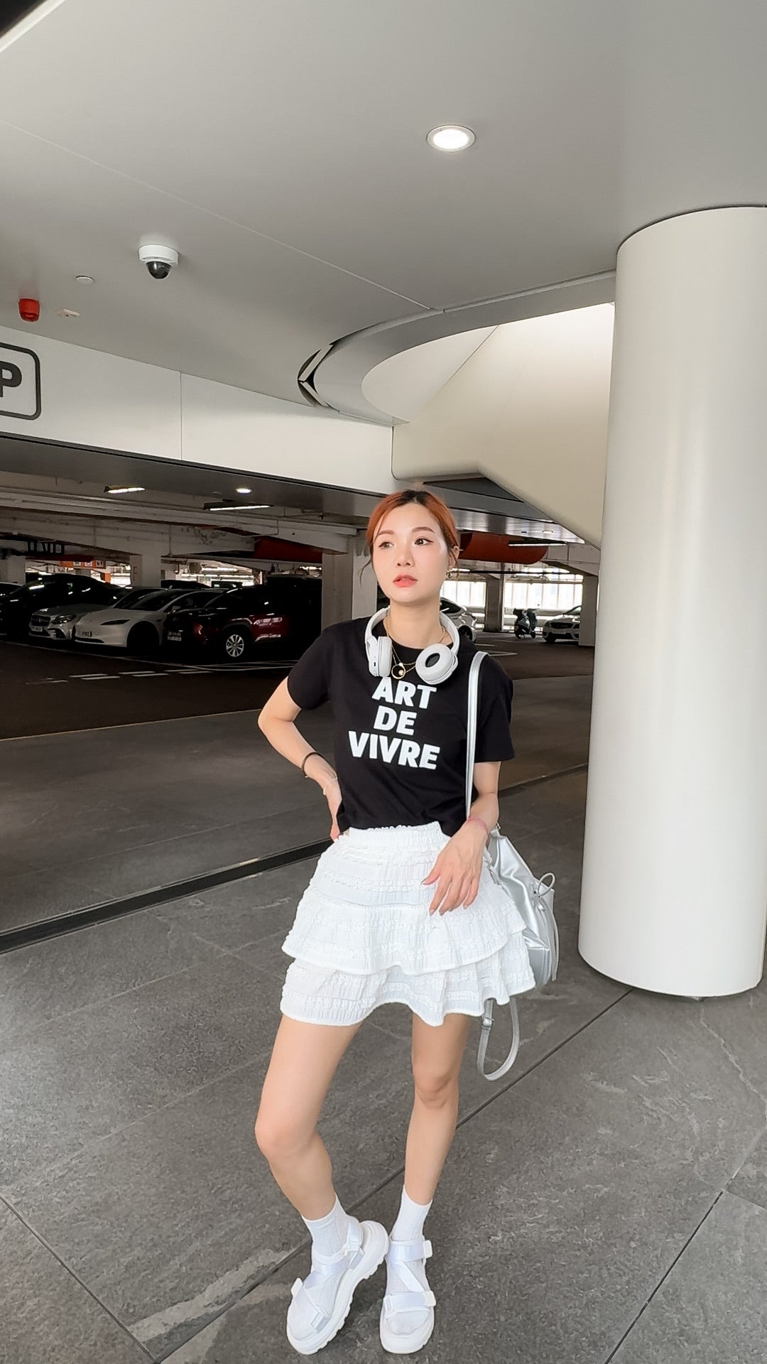 T975 VIVRE CROP TEE