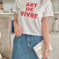 T975 VIVRE CROP TEE