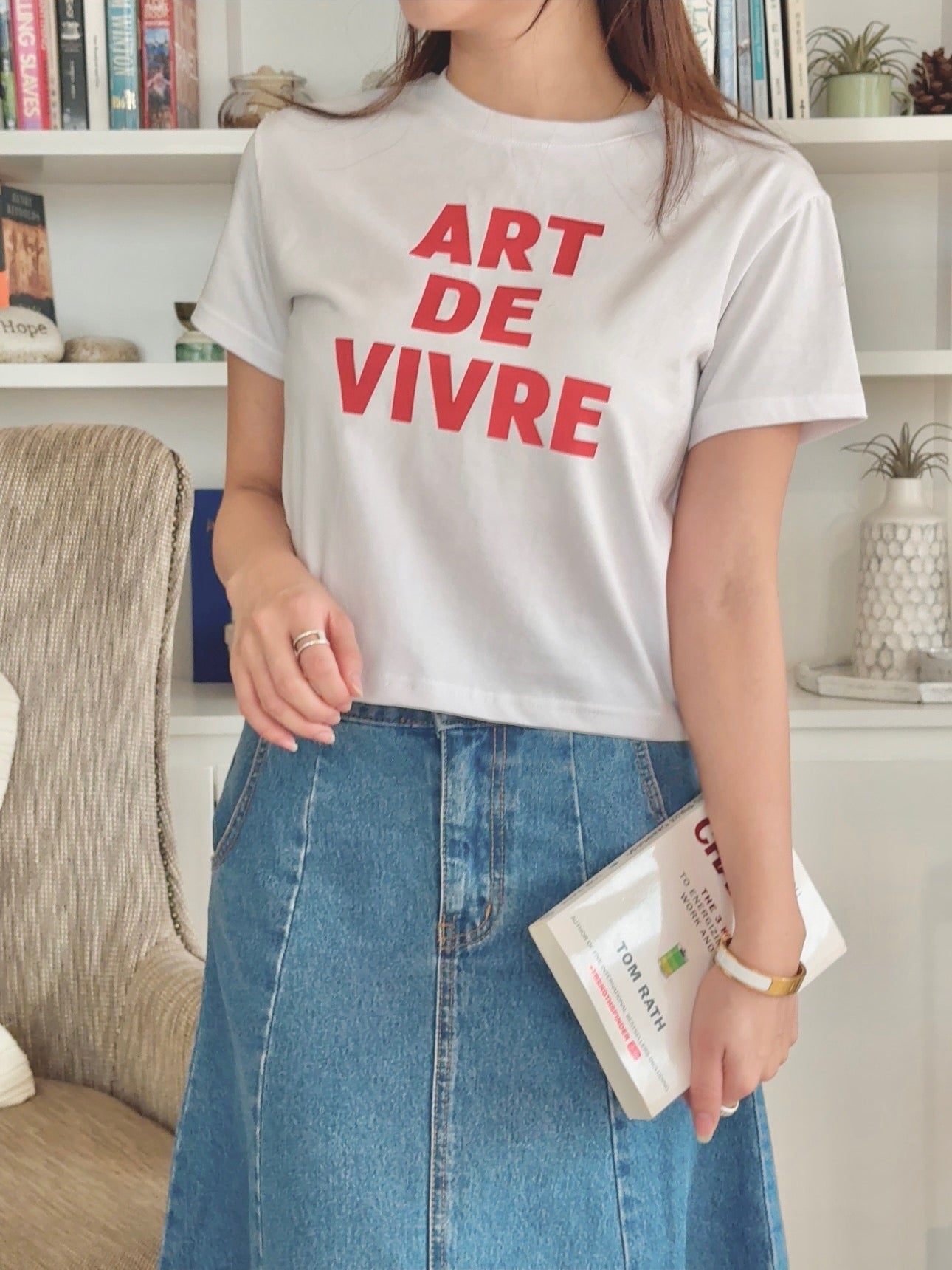 T975 VIVRE CROP TEE