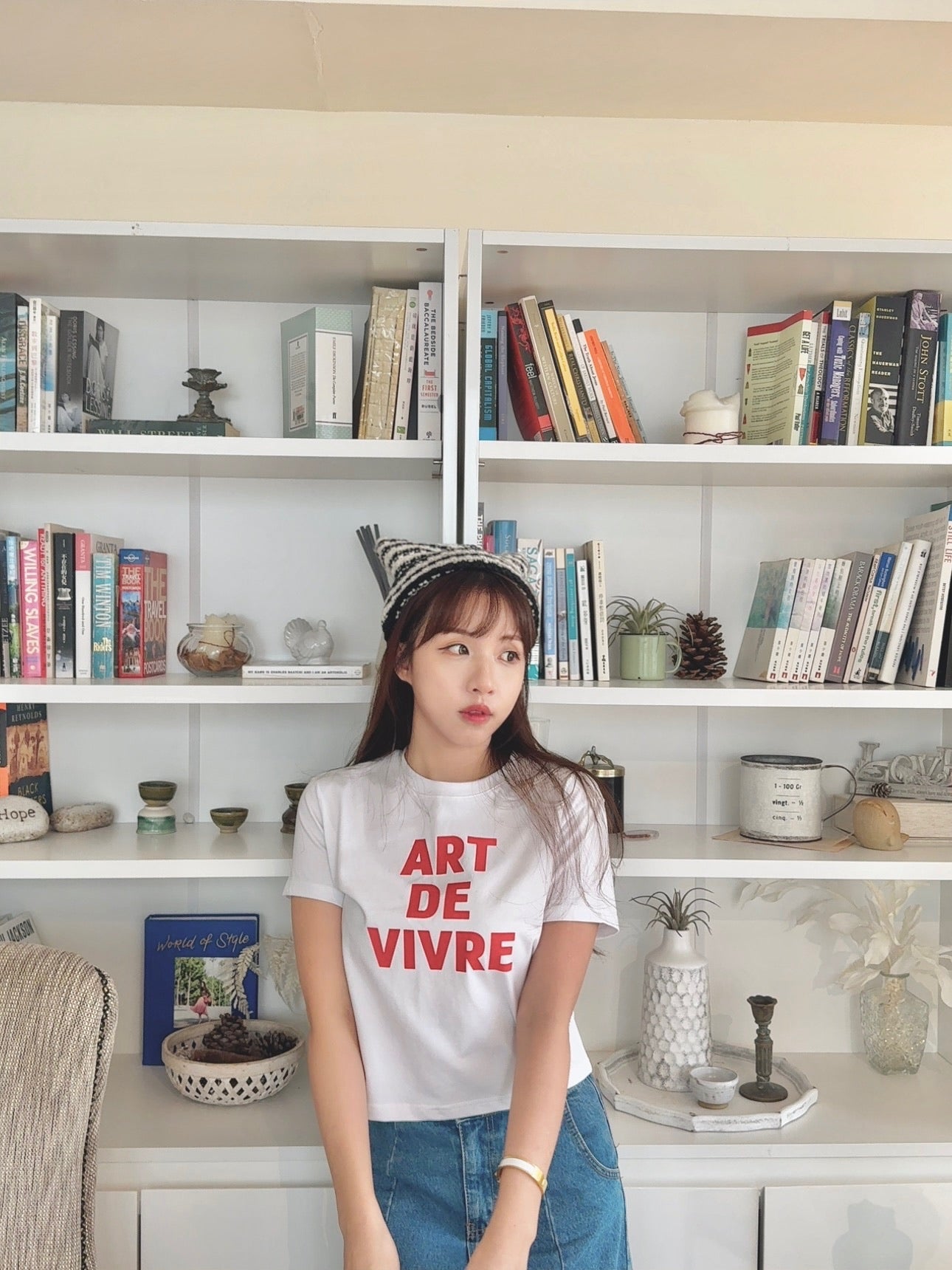 T975 VIVRE CROP TEE