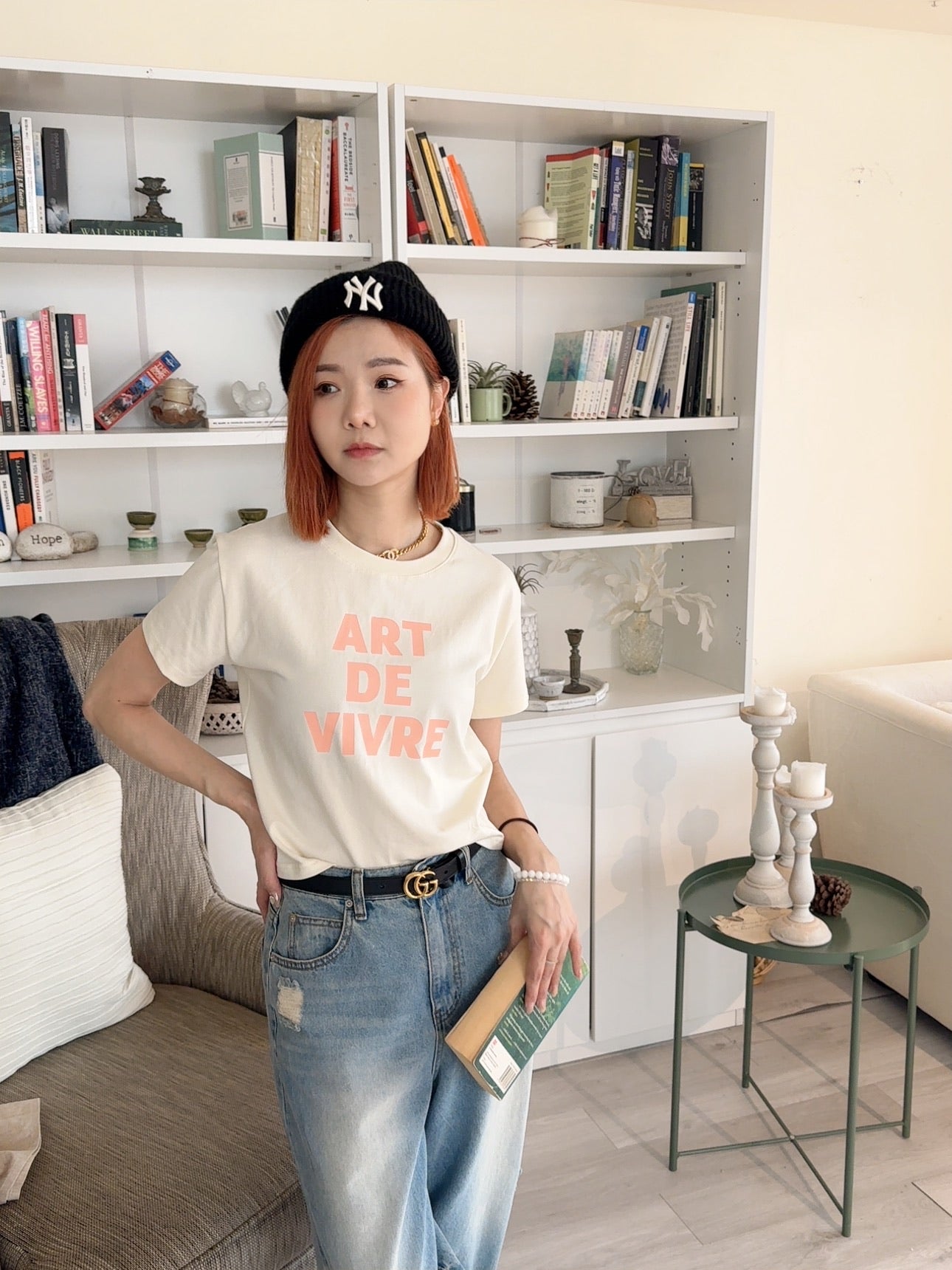 T975 VIVRE CROP TEE