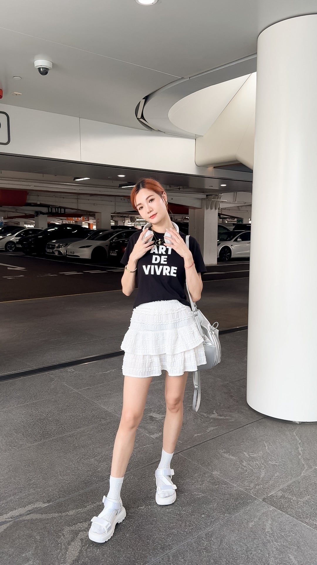 T975 VIVRE CROP TEE