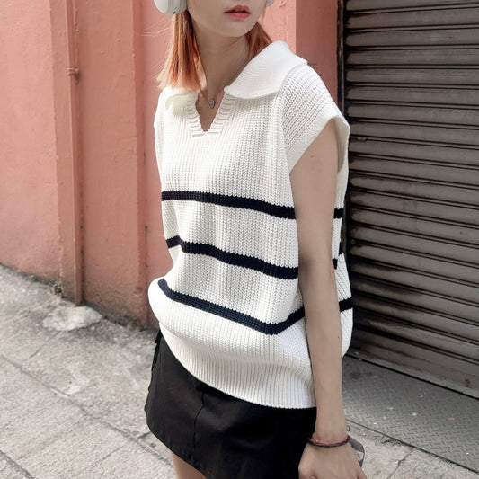 T1027 SAILOR KNIT VEST