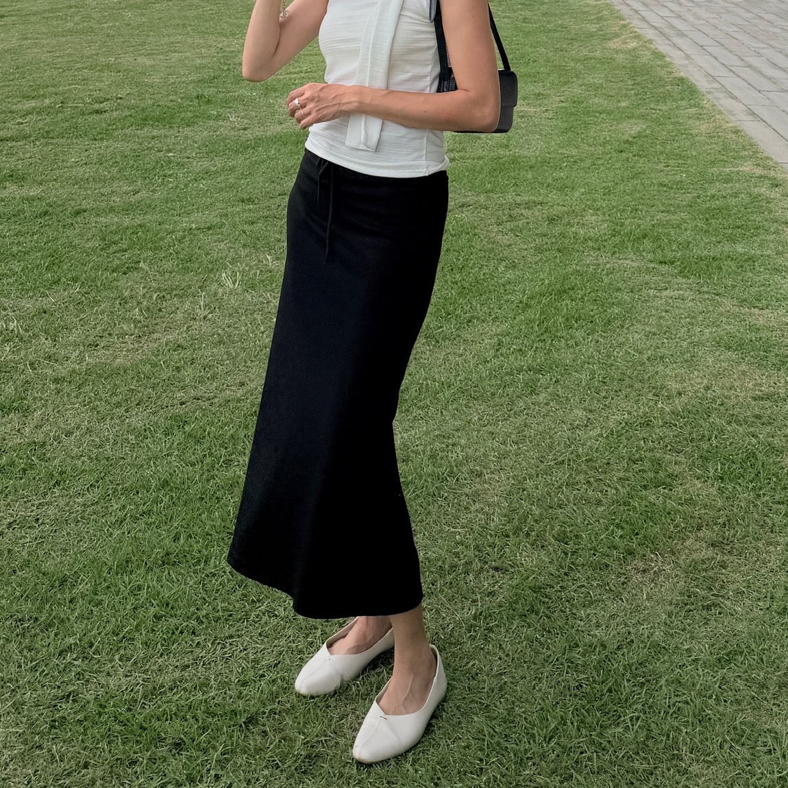 B342 FANSY MIDI SKIRT