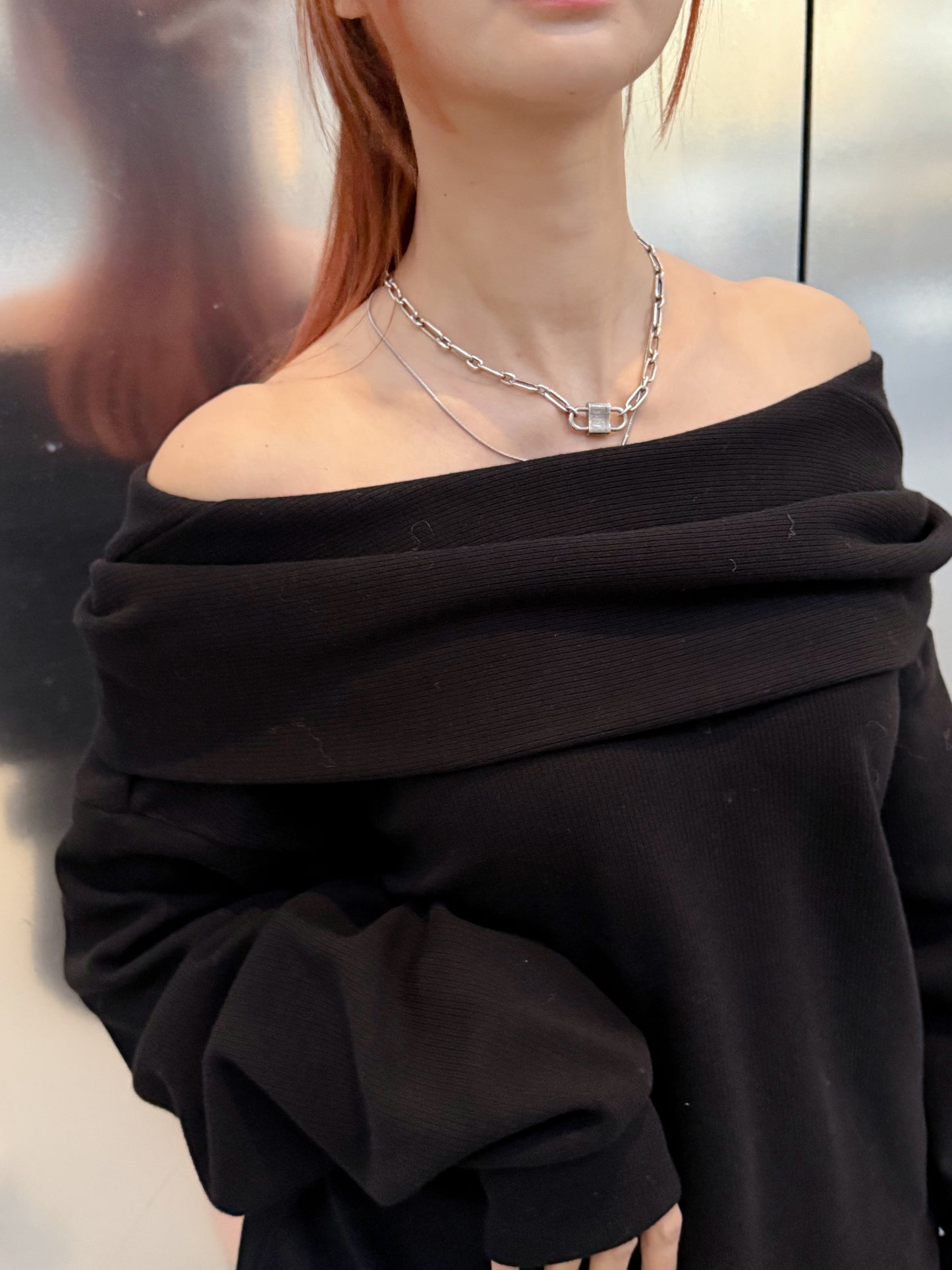 T1036 2 WAYS CHIC HOODIE