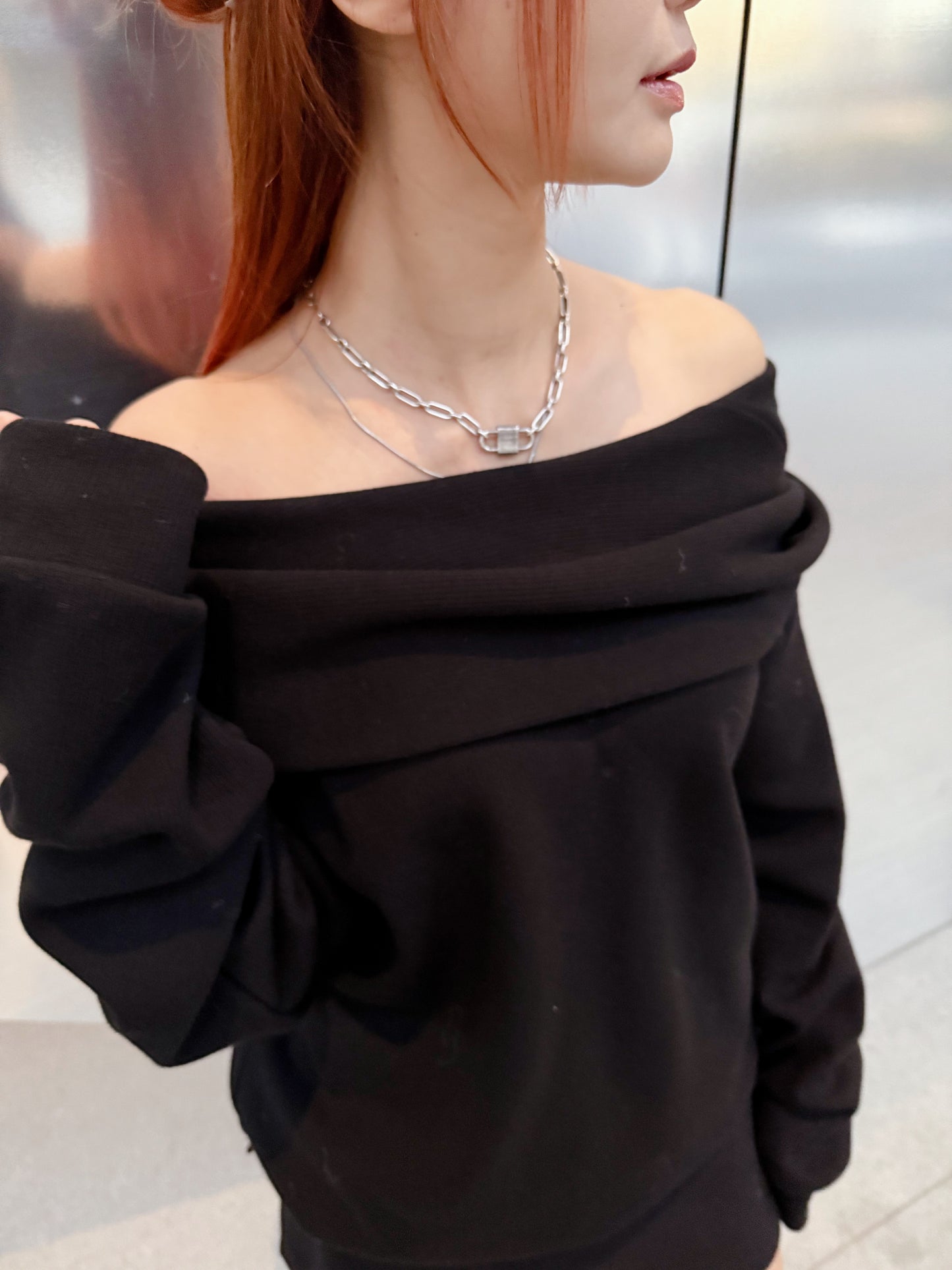 T1036 2 WAYS CHIC HOODIE