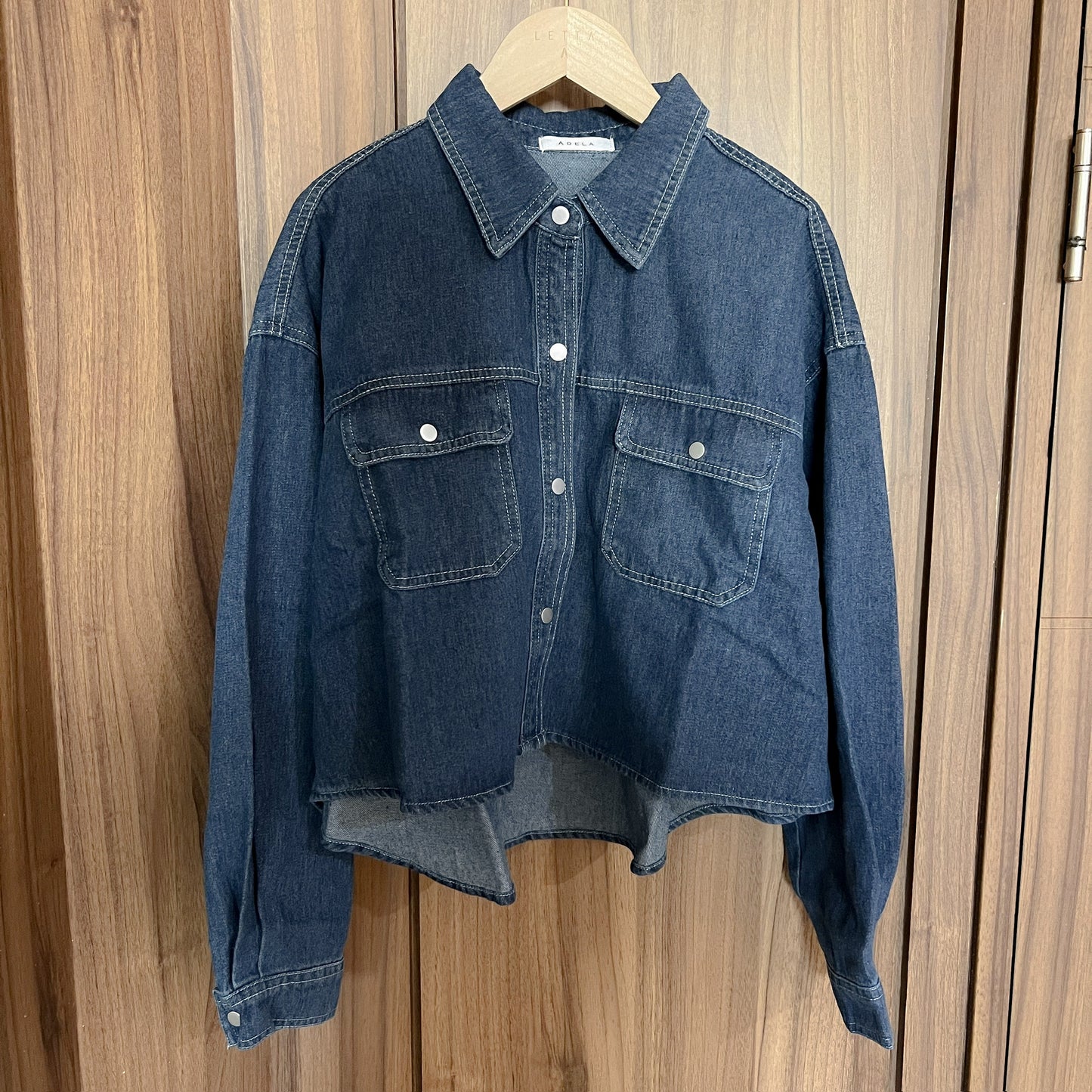 T946 DENIM BLOUSER