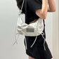 【韓國代購】Matin Kim HALF SHIRRING RIBBON ROUND BAG 蝴蝶結款包