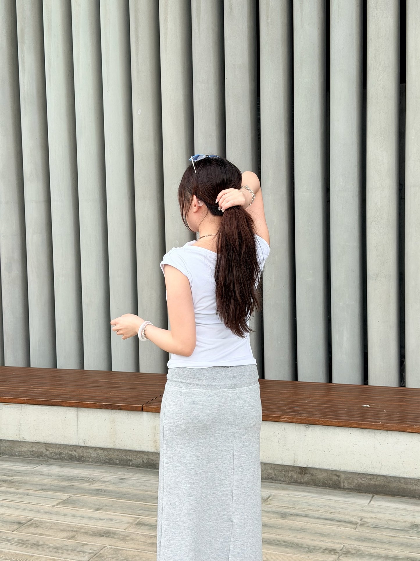 B342 FANSY MIDI SKIRT