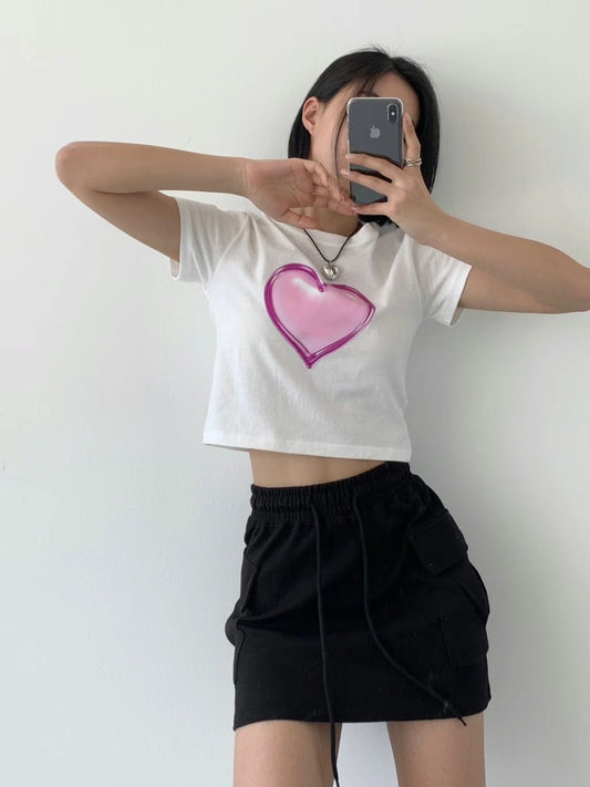 T923 YSK HEART T-SHIRT