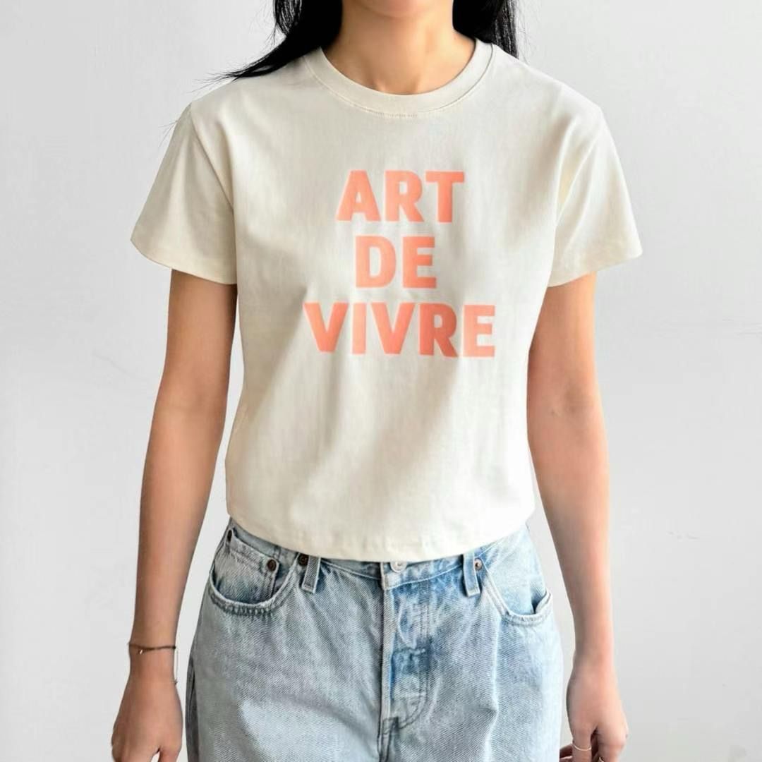 T975 VIVRE CROP TEE