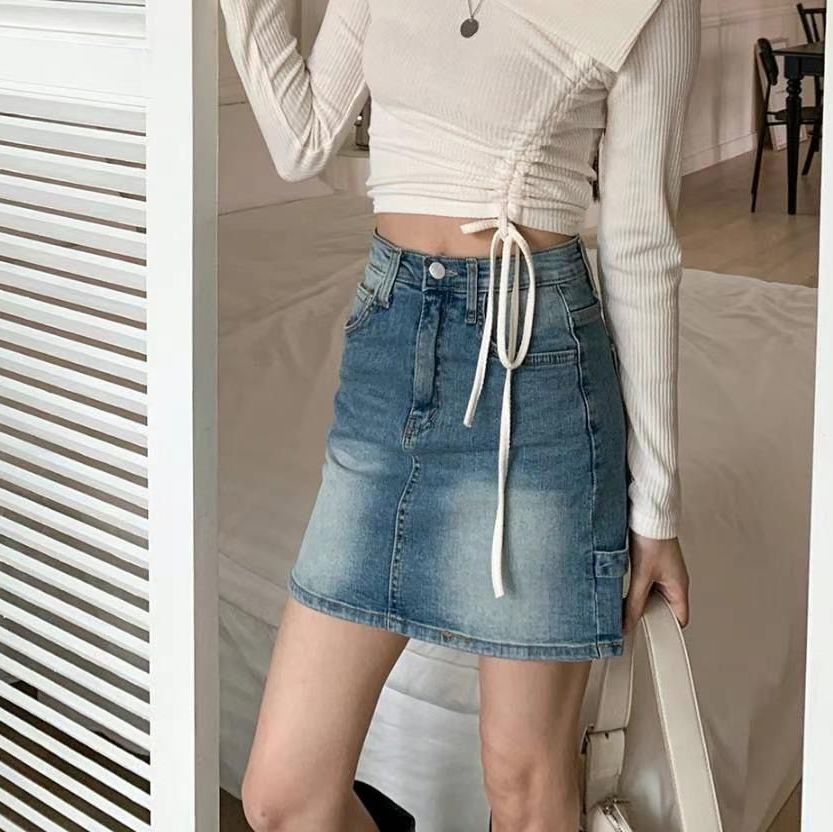 J318 DENIM SKIRT