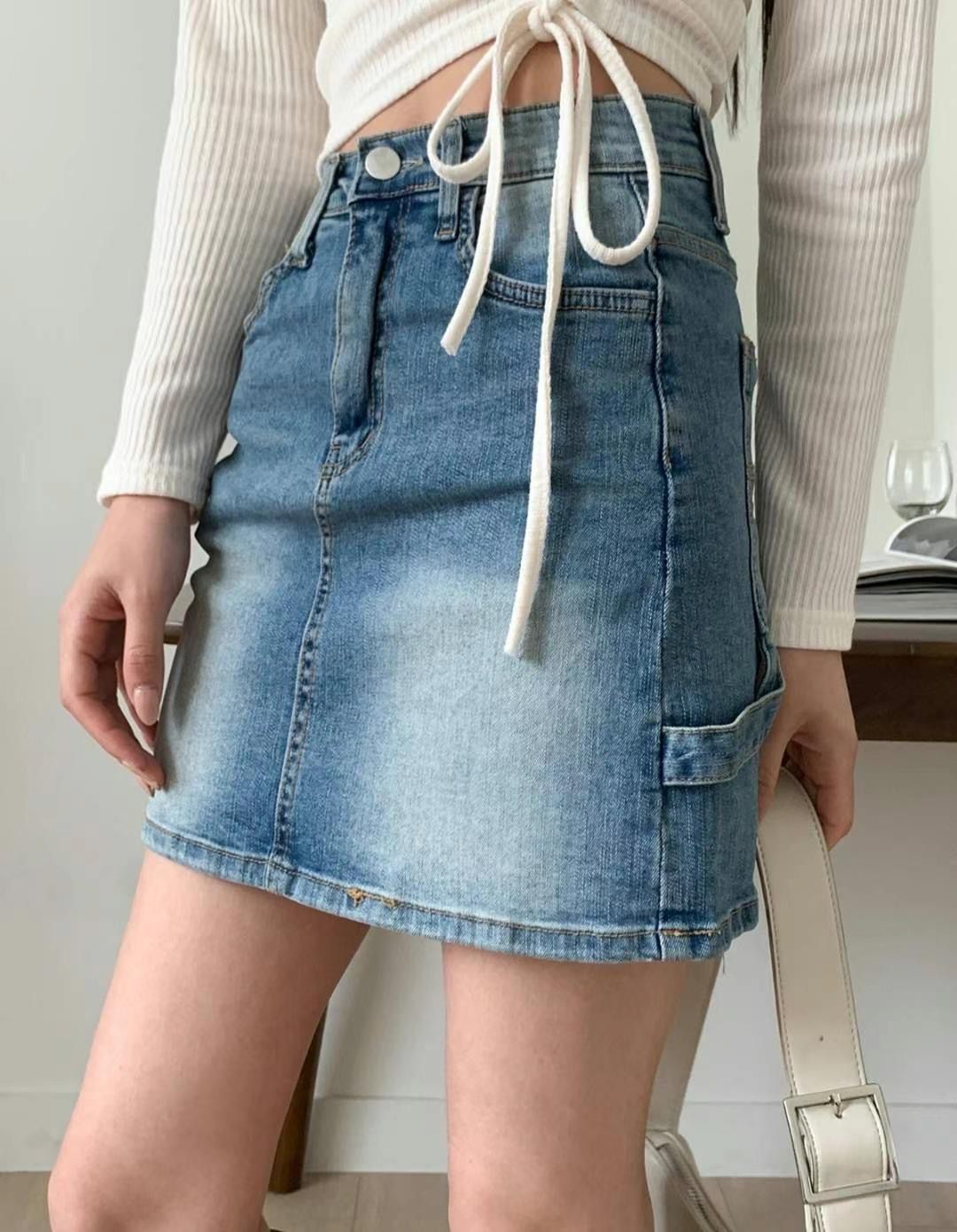 J318 DENIM SKIRT