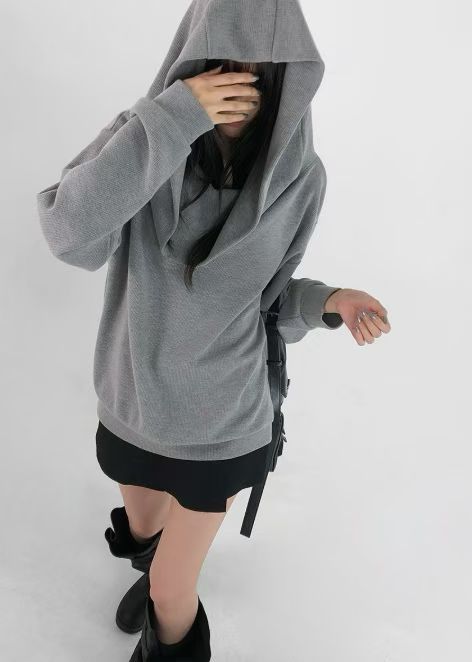 T1036 2 WAYS CHIC HOODIE