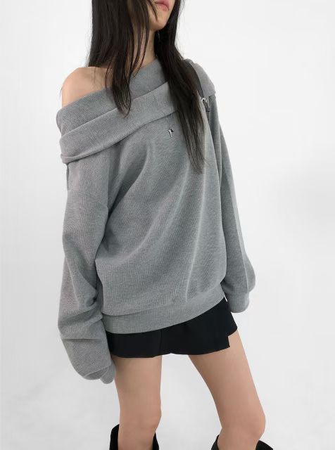 T1036 2 WAYS CHIC HOODIE