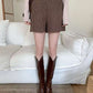 B337 BROWN SKIRT