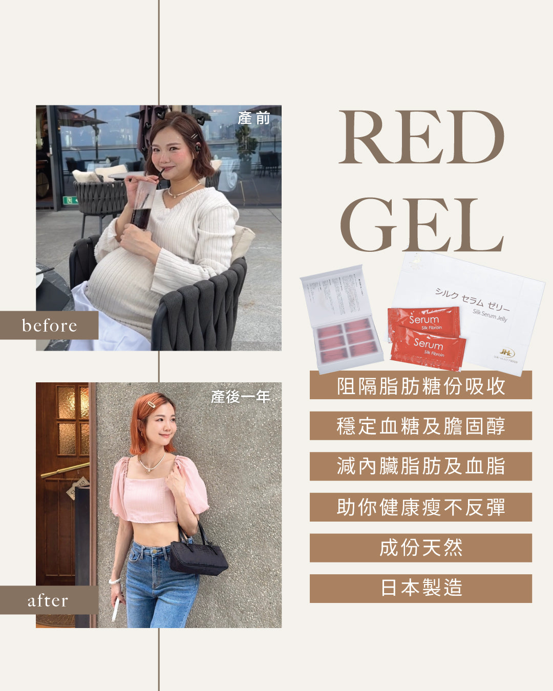 ⭐雙11優惠⭐【MADE IN JAPAN】RedGel 蠶絲蛋白果凍