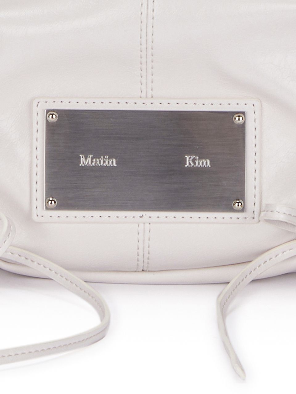 【韓國代購】Matin Kim HALF SHIRRING RIBBON ROUND BAG 蝴蝶結款包