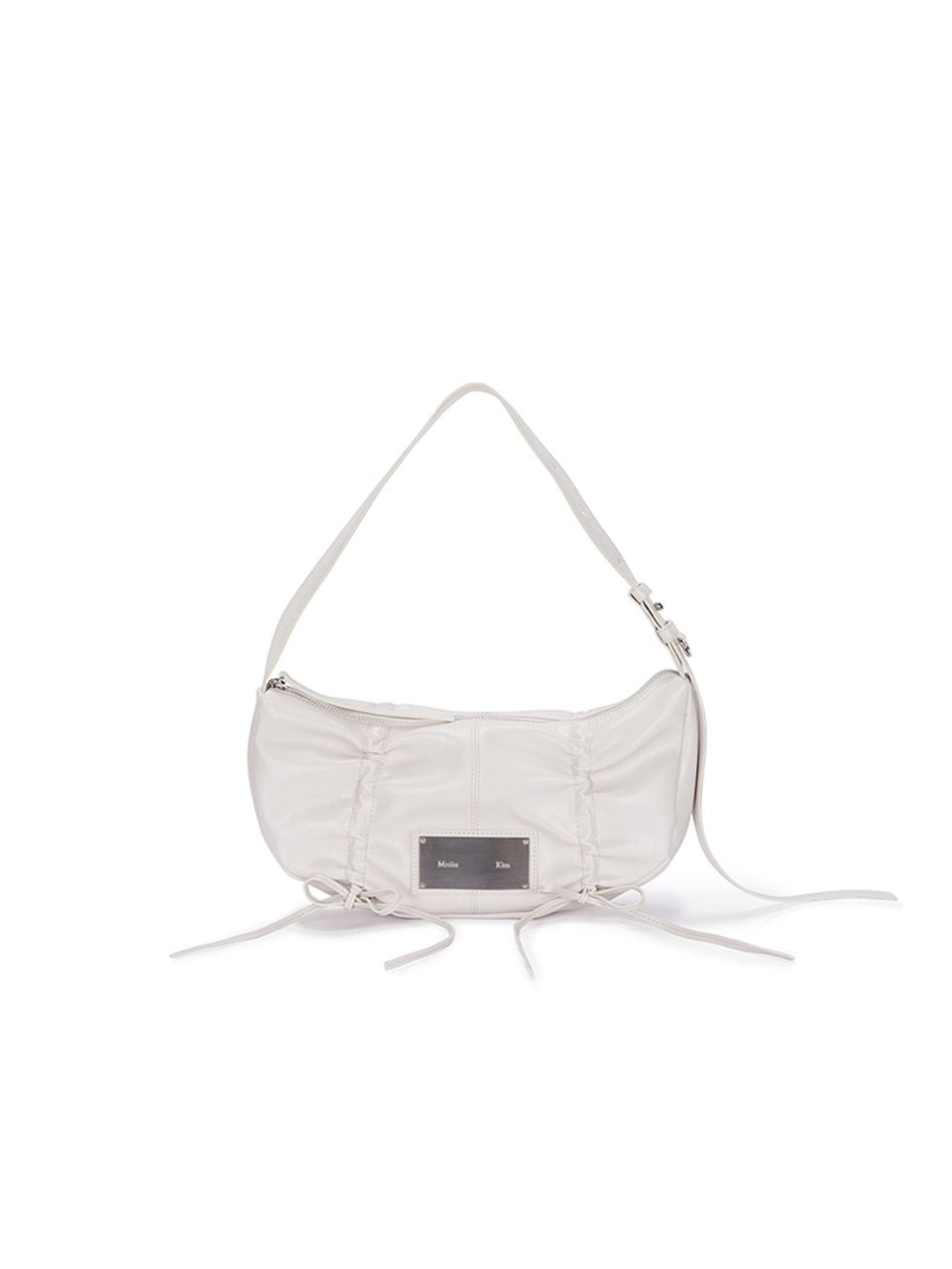 【韓國代購】Matin Kim HALF SHIRRING RIBBON ROUND BAG 蝴蝶結款包