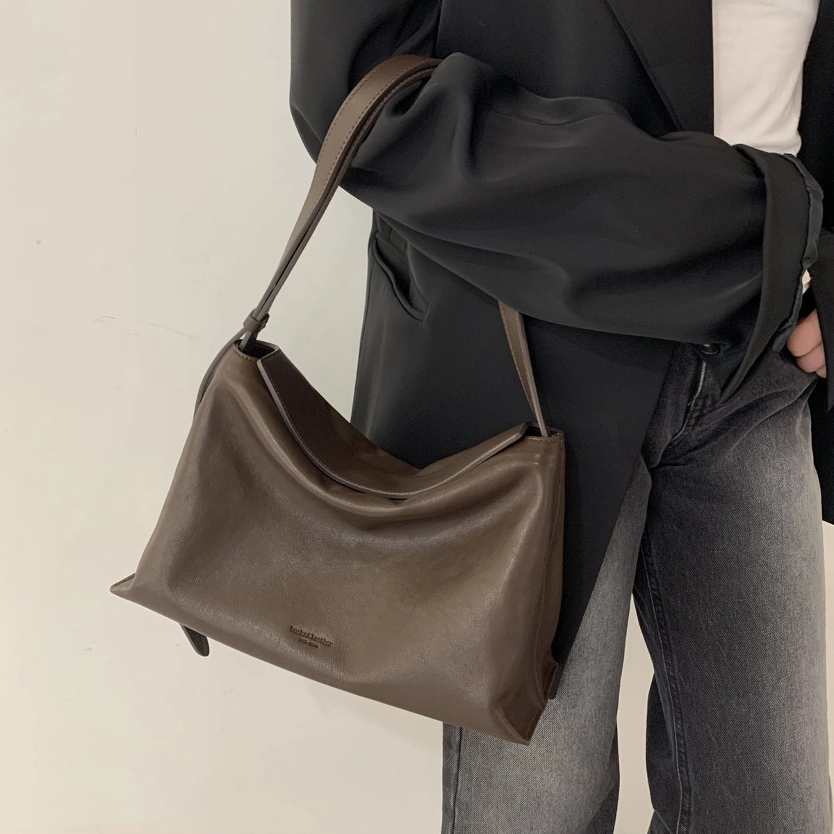 [韓國東大門代購] Bucks & Leather #BL002 Bread Bag (S/M)