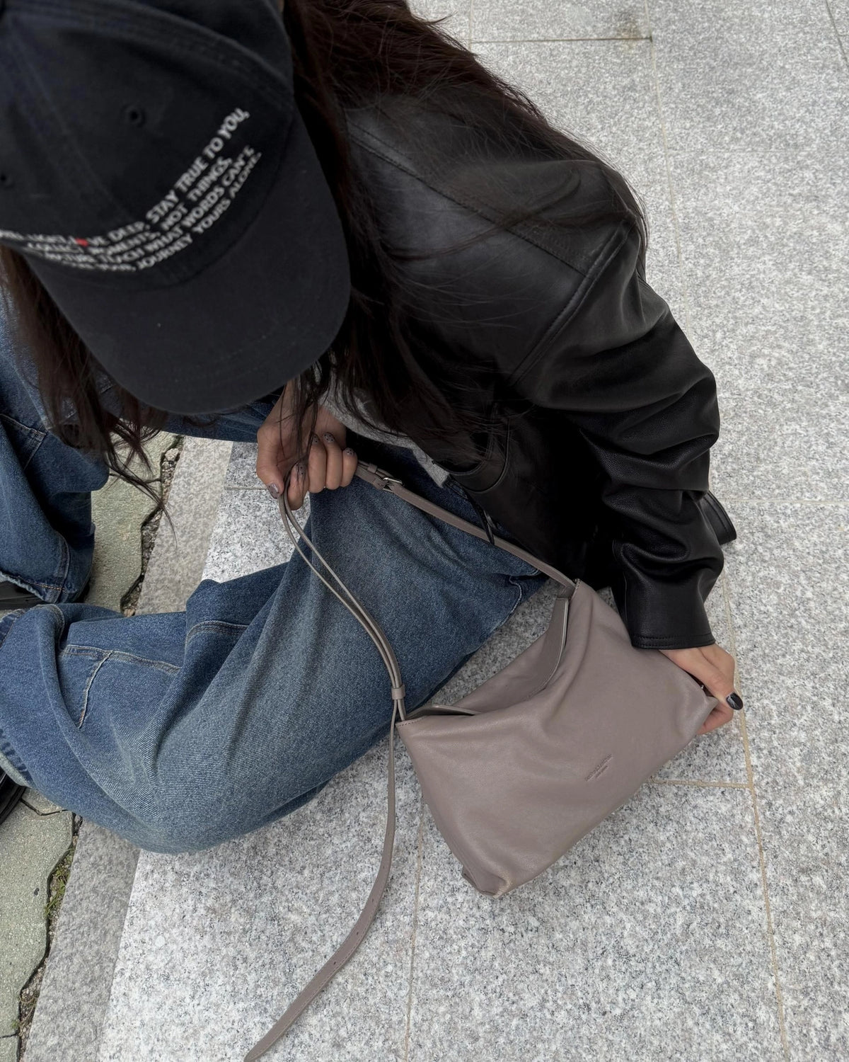 [韓國東大門代購] Bucks & Leather #BL002 Bread Bag (S/M)