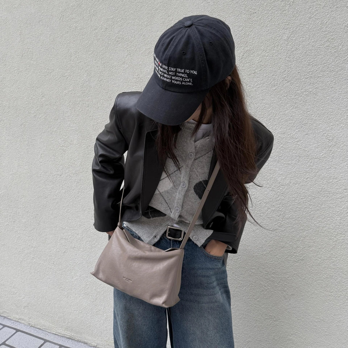 [韓國東大門代購] Bucks & Leather #BL002 Bread Bag (S/M)
