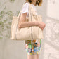 GW04 LOGO STRAP SHOPPING TOTE (細logo帆布袋)