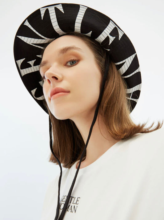 GW06 GW BUCKET HAT [BLACK] (黑色有帶漁夫帽)
