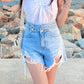 J289 POPPY DENIM SHORT