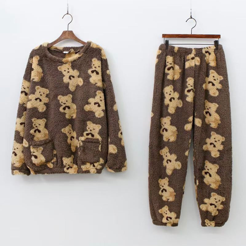 T673 FLUFFY BEARS PAJAMAS