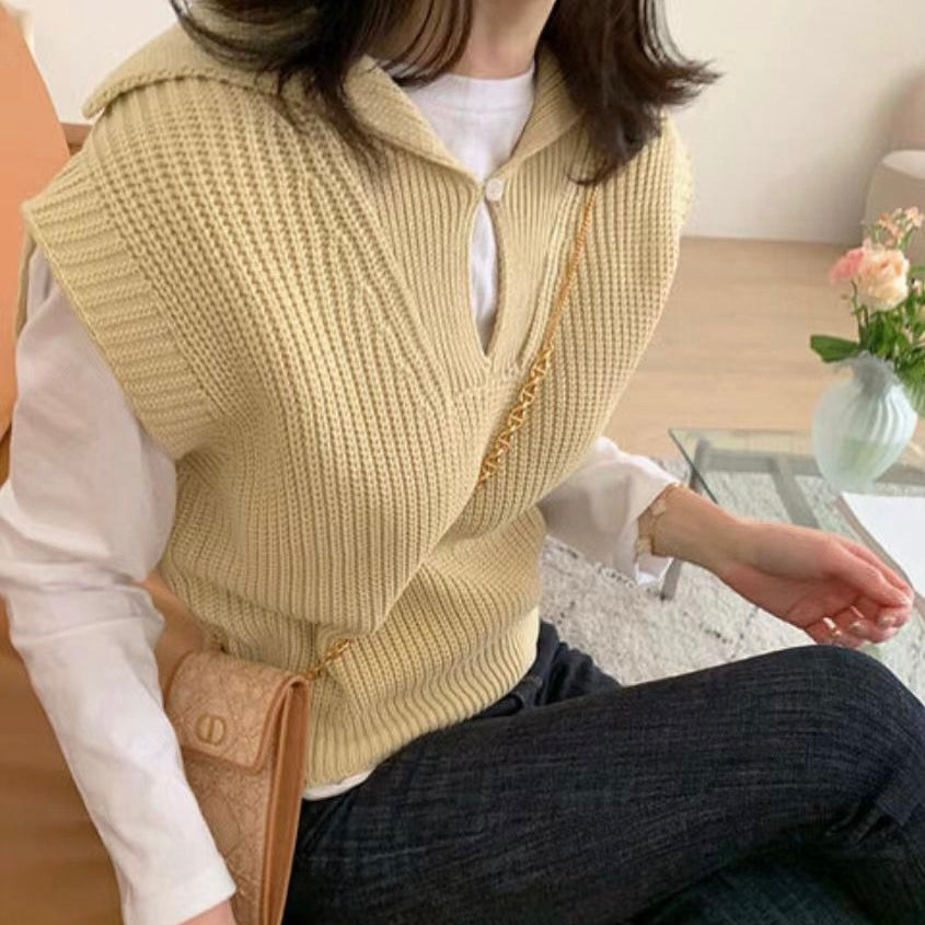 T726 DUFFY KNIT VEST